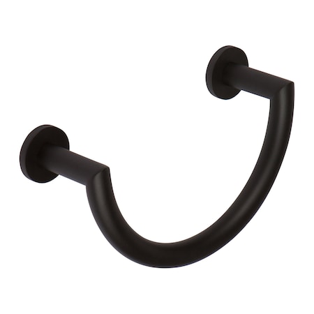 Ginger Towel Ring in Matte Black 4605/MB